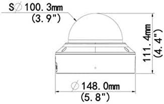 Geovision GV-TVD8810 8mp Super Low Lux Vandal Proof Perp