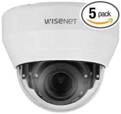 Hanwha Techwin LND-6072R 2MP IR WDR network dome camera with 3.2-10mm varifocal lens and RJ45 connection.