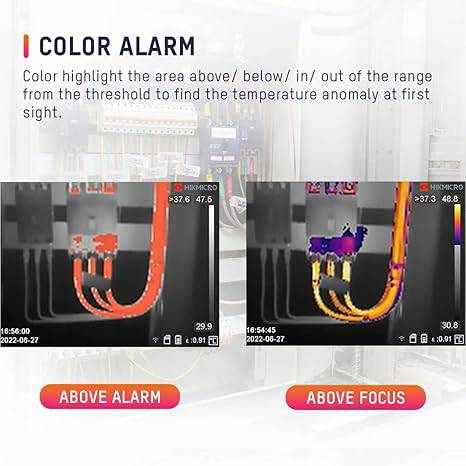 HIKMICRO M10 Professional Thermal Imaging Camera 160 x120 IR Resolution with 8Mp Visual Camera, Manual Focus, Wi-Fi Thermal Imagers with 25 Hz Refresh Rate Test…