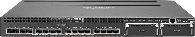 HP 3810M 16SFP+ 2-Slot Switch by Beaver Computer, network switch with multiple SFP+ ports and compact design.