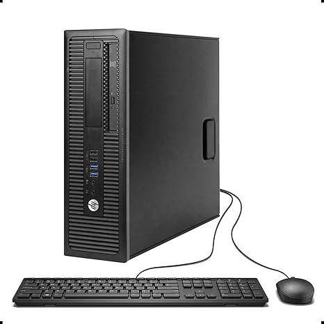 HP EliteDesk 800 G1 desktop with Intel Core i7, 8GB DDR3 RAM, 256GB SSD, USB 3.0, DVD-RW, running Windows 10 Pro.