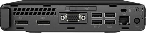 HP EliteDesk 800 G3 Mini Desktop Computer, Intel Quad-Core i5-6500T, 16GB DDR4 RAM, 256GB SSD, Keyboard&Mouse, VGA, DP, Windows 10 Pro (Renewed)