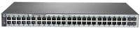 HP J9984A Procurve Switch 1820-48G-Poe+ with 370W power supply, shown with front ports and LED indicators