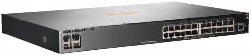 HP Aruba JL253A 2930F 24G 4SFP+ managed switch with 24 gigabit ports, 4 SFP+ uplinks, rack-mountable, L3 network device.