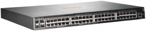 HP Aruba 2930F 48G switch with 4 SFP+ ports, network hardware with multiple Ethernet ports and SFP+ uplink slots.