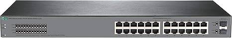 HP JL381A HPE OfficeConnect 1920S 24G switch with 2 SFP ports, network hardware for reliable connectivity.