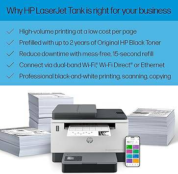 HP Laserjet Tank MFP 2604sdw Printer white 16.5 x 13.6 x 12.26 - 2604sdw