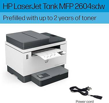 HP Laserjet Tank MFP 2604sdw Printer white 16.5 x 13.6 x 12.26 - 2604sdw