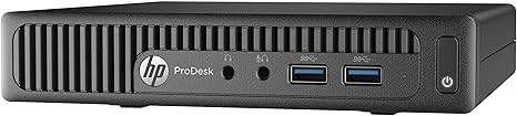 Beaver Computer HP ProDesk 400 G2 Mini Desktop with Core i5-6500T, 256GB SSD, 8GB RAM, Windows 10 Home, black color.