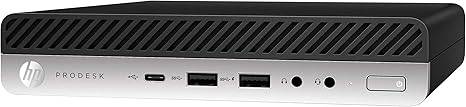 HP Prodesk 600 G3 Micro Computer Mini PC with Intel Quad Core i5, 16GB RAM, 256GB SSD, DisplayPort, USB-C, Windows 10 Pro