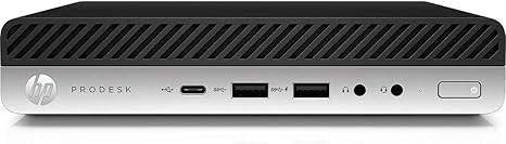 HP Prodesk 600 G3 Micro Computer Mini PC with Intel Quad Core i5, 16GB RAM, 256GB SSD, DisplayPort, USB-C, Windows 10 Pro