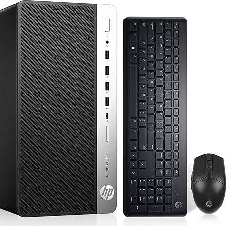 Beaver Computer HP ProDesk 600 G3 mini tower desktop PC with Intel i7-7700, 16GB RAM, 512GB SSD, 1TB HDD, HDMI, Wi-Fi, Bluetooth, Windows 11 Pro