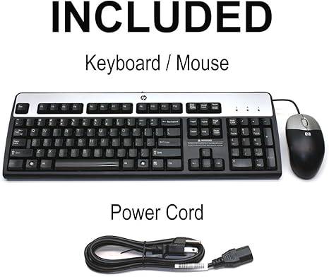 Beaver Computer HP RP5800 retail POS system with Intel Core i5, 8GB DDR3 RAM, 240GB SSD, Windows 10, in a black desktop case.