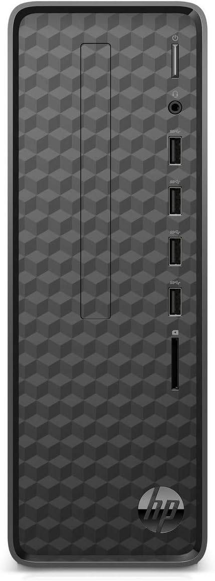 HP S01-aF Slim Desktop with Intel Celeron J4025, 8GB RAM, 256GB SSD, Bluetooth, WiFi, Windows 11 Home, renewed.