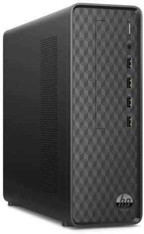 HP S01-aF Slim Desktop Intel Celeron J4025 2.0GHz 8GB Ram 256GB SSD Bluetooth WiFi Windows 11 Home (Renewed)