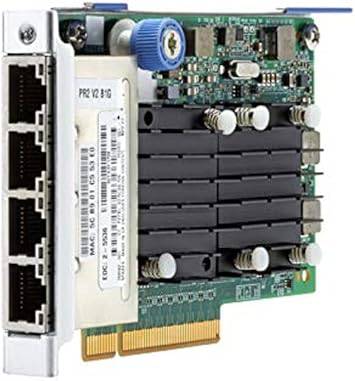 HPE 764302-B21 FlexFabric 10Gb 4-Port 536FLR-T Adapter installed in server, featuring multiple 10Gb Ethernet ports.