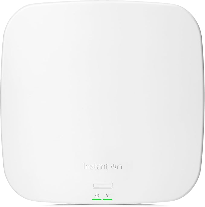 HPE Networking Instant On AP15 indoor wireless access point with 4x4 WiFi 5 antennas, power source not included, US model.