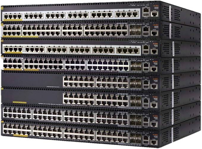 HPE Aruba 2930M 24-port Smart Rate PoE Class 6 network switch with 1 slot, black front view, from Hewlett Packard Enterprise