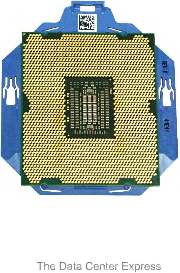 Intel SR0L0 Dell Xeon E5-2690 CPU by Beaver Computer showing the processor with heatsink and pins for server motherboard installation.