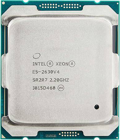 Intel Xeon E5-2630 V4 Broadwell-EP server processor with 2.2 GHz, 10 cores, 25MB L3 cache, LGA 2011-3 socket, 85W power