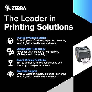 JetSet Label Zebra ZD621 | Thermal Transfer & Direct Thermal Printer ZD6A043-301F00EZ | 300 DPI | USB, USB Host, Ethernet, Serial, BTLE5 Connectivity | Includes Jet Set Software - ZD6A043-301F00EZ