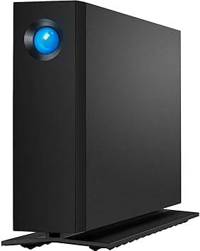 Beaver Computer LaCie d2 Professional 14TB external hard drive with USB-C, USB 3.1 Gen 2, desktop HDD for Mac and PC.