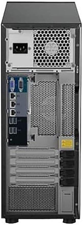 Lenovo ThinkSystem ST250 Mini Tower Server with Intel Xeon E-2124, 32GB DDR4, 8TB HDD, RAID, renewed by Beaver Computer