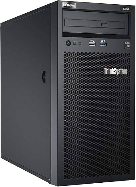 Lenovo ThinkSystem ST50 Tower Server Bundle Including Windows Server 2016, Intel Xeon 3.4GHz CPU, 32GB DDR4 2666MHz RAM, 6TB HDD Storage, JBOD RAID
