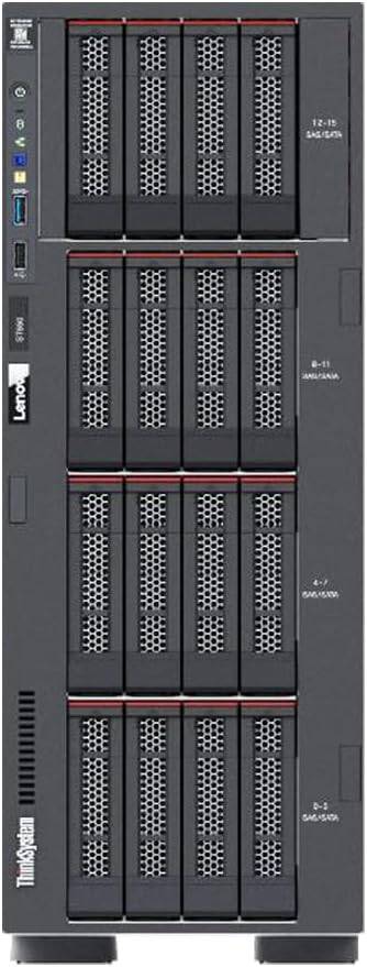 Lenovo ThinkSystem ST650 Tower Server Bundle with 2 x Intel Xeon Silver 4309Y, 128GB DDR4, 2TB SSD, 24TB HDD, RAID, Matrox G200 Graphics, Windows Server 2019