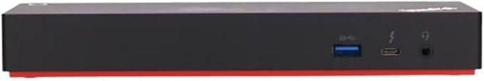 Lenovo USA ThinkPad Thunderbolt 3 Dock Gen 2 135W (40AN0135US) Dual UHD 4K Display Capability, 2 HDMI, 2 DP, USB-C, USB 3.1, Black - 40AN0135US