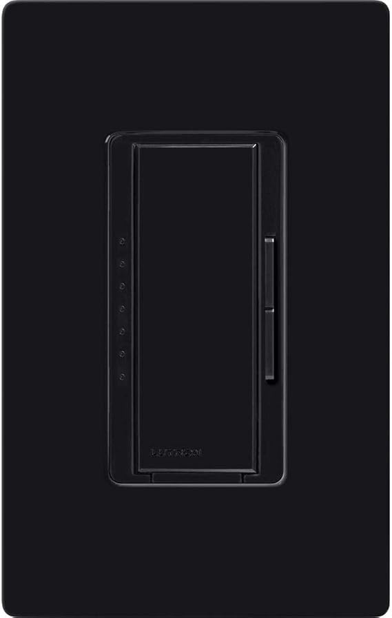 Lutron Maestro C.L Dimmer Switch for Dimmable LED, Halogen & Incandescent Bulbs, Single-Pole or Multi-Location, MACL-153M-BL, Black