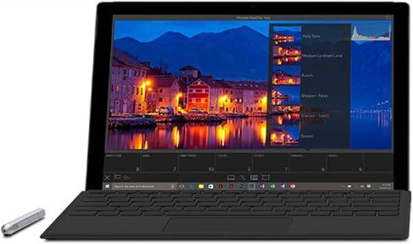 Microsoft Surface Pro Type Cover in black, English keyboard, designed for Surface Pro tablets, by Beaver Computer.