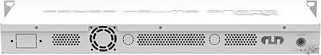 Mikrotik CSS326-24G-2S+RM Managed Gigabit Ethernet (10/100/1000) Supports Power Over Ethernet (PoE) 1U Network Switch, White