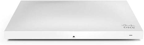 Cisco Meraki MR52-HW cloud-managed wireless access point by Beaver Computer, without license, mounted on a wall with antennas visible