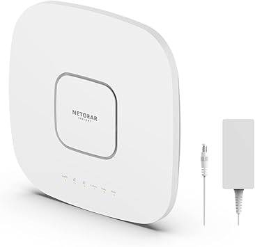 Netgear WAX630EP WiFi 6E tri-band cloud-managed wireless access point with mesh, MU-MIMO, PoE++, and remote management features.
