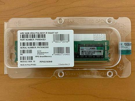 Sealed HPE P00924-B21 P03052-091 32GB 2Rx4 DDR4 PC4-2933Y-R memory module for servers, by Beaver Computer.
