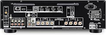 Onkyo TX-8270 2-channel network stereo receiver with 4k HDMI ports, black front panel, and control knobs.
