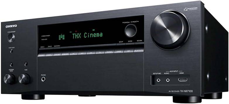 Onkyo TX-NR7100 9.2-Channel 8K/4K Network A/V Receiver, 220W Per Channel at 6 Ohms Black TXNR7100