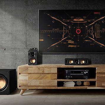 Onkyo TX-NR7100 9.2-channel 8K/4K network AV receiver in black with 220W per channel at 6 ohms, front view