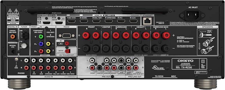 Onkyo TX-RZ30 AV Receiver - TX-RZ30