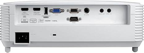 Optoma HD39HDR High Brightness HDR Home Theater Projector | 120Hz Refresh Rate | 4000 lumens | Fast 8.4ms Response time with 120Hz | Easy Setup with 1.3X Zoom | 4K Input | Quiet Operation 26dB