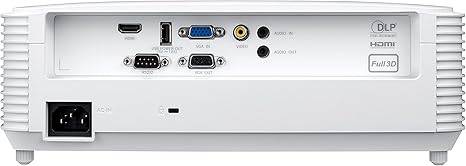 Optoma W335 WXGA DLP Professional Projector | Bright 3800 Lumens | Business Presentations, Classrooms, or Home | 15,000 hour lamp life | Speaker Built In | Portable Size