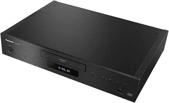Panasonic Reference-Class 4K Blu Ray Player, UHD Blu Ray DVD Player with HDR10+ & Dolby Vision Playback, THX Certified, Hi-Res Sound, 4K VOD Streaming, Works with Alexa, DP-UB9000P1K (Black)