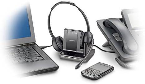 Plantronics W720 Savi 3-in-1, Over-the-Head Binaural Headset, Dect 6.0 - 83544-01