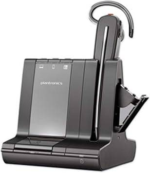 Beaver Computer Poly Savi 8200 Office Series headset with adjustable headband and microphone for professional communication.