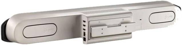 Poly - Studio X50 (Polycom) with TC8 Touch Controller - 4K Video & Audio Bar - Conferencing System for Mid-Size Meeting Rooms - Works with Teams, Zoom & More - 2200-86270-001
