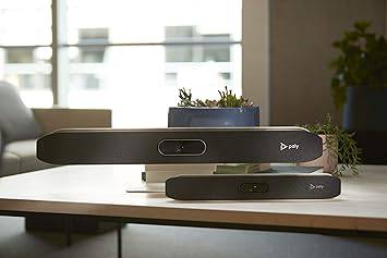 Poly - Studio X50 (Polycom) with TC8 Touch Controller - 4K Video & Audio Bar - Conferencing System for Mid-Size Meeting Rooms - Works with Teams, Zoom & More - 2200-86270-001