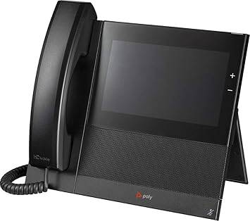 Polycom CCX 600 Business Media Phone, model 2200-49780-019, with large display and multiple function buttons.