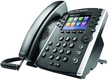 Polycom VVX 411 IP phone by Beaver Computer, new with large color display and multiple line keys.