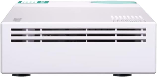 QNAP QSW-308-1C 10GbE switch with 3-port 10G SFP+ and 8-port Gigabit unmanaged switch, featuring combo ports for versatile networking.